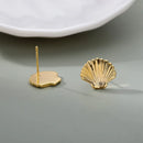Minimalist Shell Earrings For Women Girls Korean Fashion Stainless Steel Shell Earring Wedding Aesthetic Jewelry Gift 2023