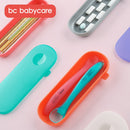 BC Babycare Tragbare Babynahrungs-Aufbewahrungsbox, Reise-Babysäuglinge-Kleinkinder-Löffelgabel-Aufbewahrungskoffer, PP-Aufbewahrungsbehälter