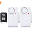 Darho Door Window Entry Security ABS Wireless Remote Control Burglar Alarm Magnetic Sensor Door Alert System Home Protection Kit