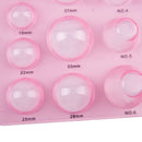 1pcs Plastic DIY Paper Crafts Tool Quilling Half Ball Mini Papercraft Mould Making Board Art Resin Clay Tools