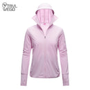 TRVLWEGO Long Sleeve Hoody Summer Women Sun UV Protection Quick Dry Clothing Men Hooded Jacket Thin Beach Sweatshirt