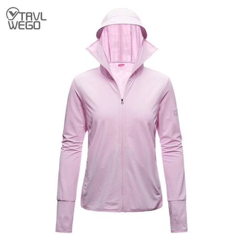 TRVLWEGO Langarm-Hoody Sommer Damen UV-Sonnenschutz Schnelltrocknende Kleidung Herren Kapuzenjacke Dünnes Strand-Sweatshirt