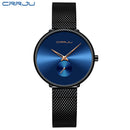watch for women CRRJU Luxury Stylish Silm Watch Ladies Dress Wristwatch Minimalist Waterproof Quartz Cool Watches reloj mujer