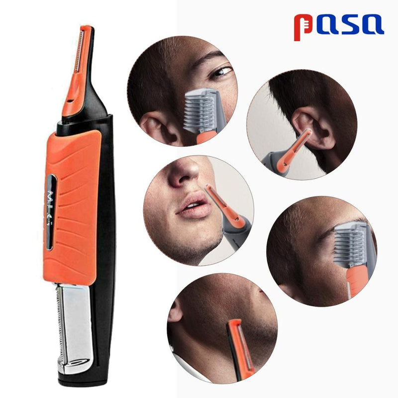 Micro Precision Eyebrow Ear Nose Trimmer Removal Clipper Shaver Unisex Personal Electric Face Care Hair Trimer With LED Light