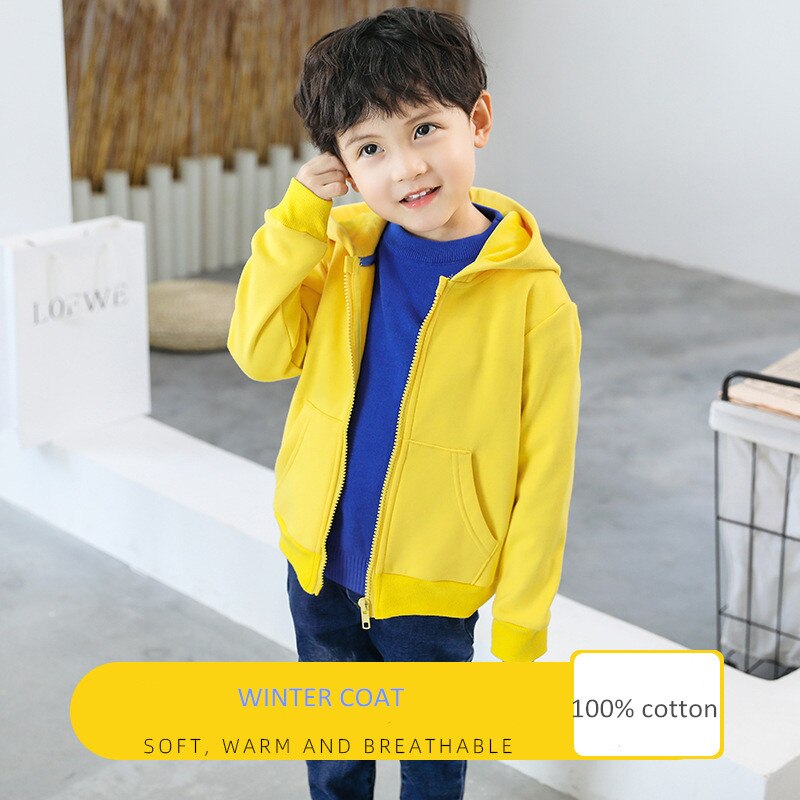 Children Winter Outdoor Fleece Jackets for Boys Clothing Hooded Warm Outerwear Windbreaker Baby Kids Thicken Coats 2-11y