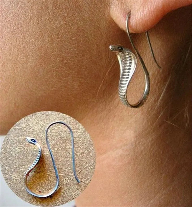 Egyptian Cobra Earrings Snake Egyptian Jewelry Earrings for Women Fashion Jewelry Women Egypt Puck Rock Style