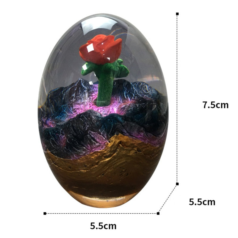 Crystal Lava Dragon Egg Ornamental Collection Decor Dinosaur Egg Statue Resin Dragon Egg Minerale Gemstone Home Decoration