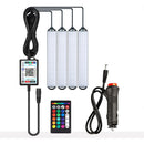 RGB LED Bulb Car Interior Ambient Lights With USB Wireless Remote APP Music Control Multiple Modes Lighting Decorative Auto Lamp
