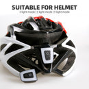 USB Rechargeable Flashlight For Bicycle Rear Light Waterproof Bike Helmet Taillight Cycling Warning Light Flash Cyling Back Lamp