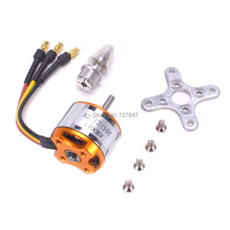 2212 1400KV Brushless Motor + 30A / 40A ESC + SG90 Servo + 8060 Propeller + Push Rod + Servo Angle Adjuster For RC Wing SU-27