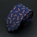 Trendy Design Men's Microfiber Jacquard Necktie Animal Plant Skull Flower Woven Tie Wedding Party Father's Day Birthday Gift