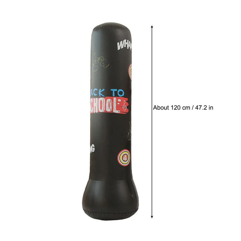 1.2/1.6M Inflatable Boxing Punching Bag for Adult Children Boxing Equipment Sandbag BoxingTraining Column Target Stress Relief