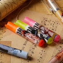 6 Farben Textmarker Stift Fluoreszenz Cartoon Serie Kunstmarkierung Schule Student Bürobedarf Kleine Mini Zeichnung Malerei Kawaii