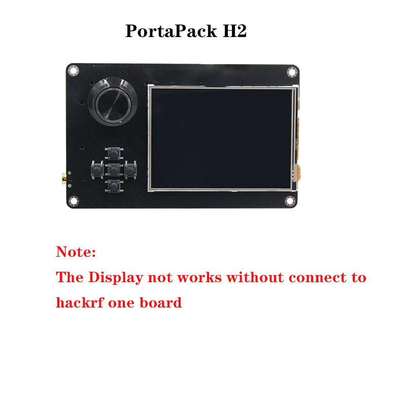 Wishcolor PortaPack H2 3.2" Touch Screen 0.5PPM TCXO Clock For HackRF One SDR Transceiver With battery