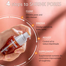 VIBRANT GLAMOUR Porenverkleinerndes Serum Salicylsäure Feuchtigkeitsspendend Aufhellend Ölkontrolle Entfernt Mitesser Akne Gesichtspflege 30ml