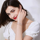 Trendy 3mm/4mm/5mm Lab diamond Bracelet 925 Sterling Silver bracelet bangle for women men wedding fine jewelry