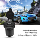 Dual USB KFZ-Handyladegerät 5V 2.1A USB Auto-Ladebuchse mit LED-Lichtern Zigarettenanzünder Wasserdicht 12V Ladezubehör