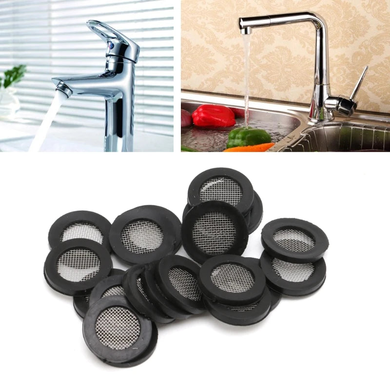 20pcs Seal O-Ring Hose Gasket Flat Rubber Washer Filter Net for Faucet Grommet Wholesale Dropshipping
