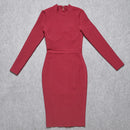 The Allure | Long-Sleeve Bandage Bodycon Dress