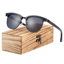 BARCUR Cat Eye Holz Sonnenbrille polarisiert Edelstahlrahmen Holz Sonnenbrille für Damen und Herren Oculos de Sol lunette de soleil femme
