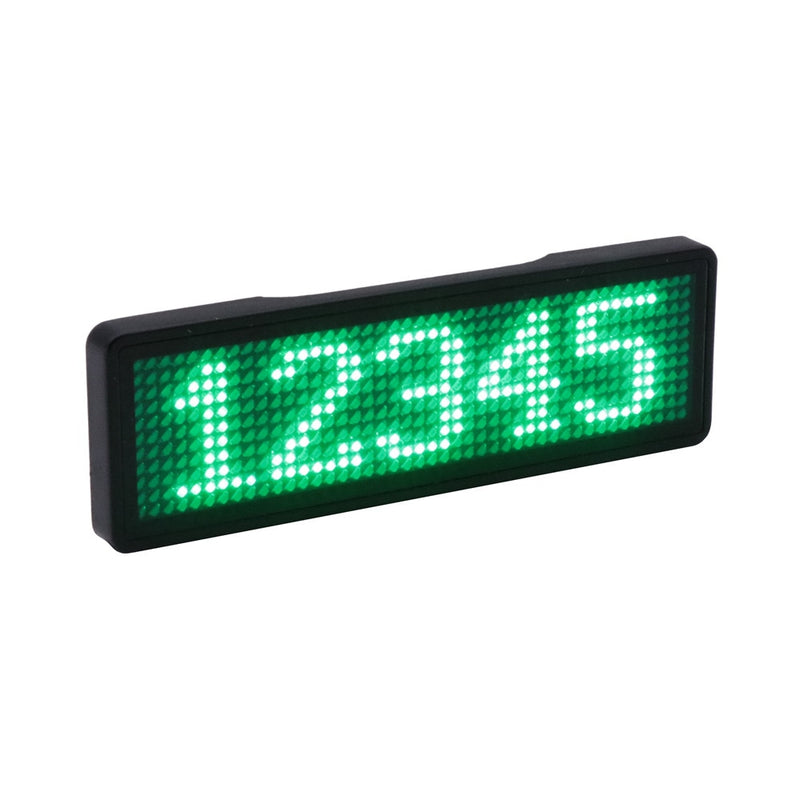 2022 fully new bluetooth LED name badge support multi-language multi-program small LED display HD text digits pattern display