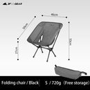 3F UL GEAR  Outdoor folding Aluminum chair leisure Portable Ultralight Camping Fishing Picnic Chair Beach Chair Seat
