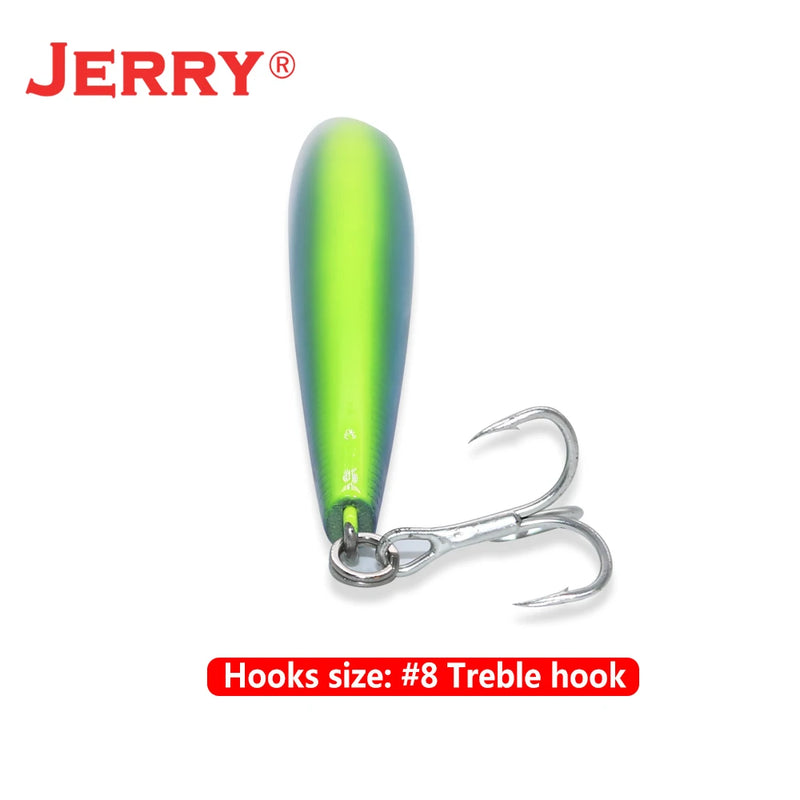 Jerry Arrow Sinking Minnow Fishing Lure Freshwater Saltwater Baits For Bass Pike 9cm UV Color Rattling Hard Baits