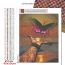 Evershine Diamond Embroidery Butterfly Cross Stitch Full Square Round Diamond Painting Hand Rhinestones Pictures Handicrafts