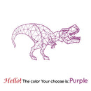Geometric Tyrannosaurus Wall Stickers Dinosaur Wall Decals For Baby Room Decor Wall Art Bedroom Gift For Kids Room Decor