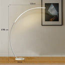 Nordic Dimmable RGB CCT Remote Control Floor Lamp Modern LED C Fishing Floor Light Corner Reading Floor Lamps With Table