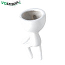 HOT Tree Man Flower Pot Planters for Plants Nordic Plant Pot Wall Modern Pot Plant Wall Pots Wall Flowerpot Cute White Planter