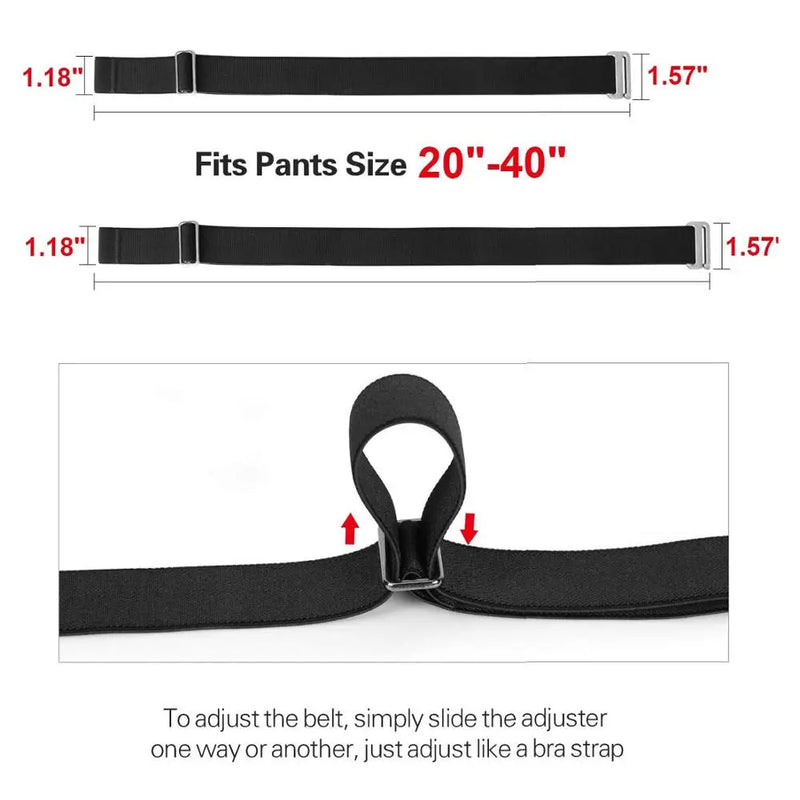8 Styles No Show Women Stretch Belt Invisible Elastic Web Strap Belt with Flat Buckle for Jeans Pants Dresses