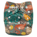 Pororo ecological diapers for baby girl boy Cloth diapers bamboo charcoal washable reusable diapers waterproof double leg gusset