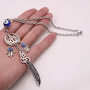 muslim Zulfiqar Sword of Imam Ali Car Rear View Mirror islam Car Pendant Hanging