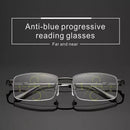 Sightto Progressive Glasses With Multifocal Lens Bifocal Reading Glasse Anti Blue Prescription Glasses Titanium Eyeglasses Frame