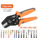 IWISS SN-58B=SN-28B+SN-48B Crimping Pliers for DuPont 2.54 2.8 3.96 4.8 6.3 Tube/Insulation Terminals Electrical Clamp Tools
