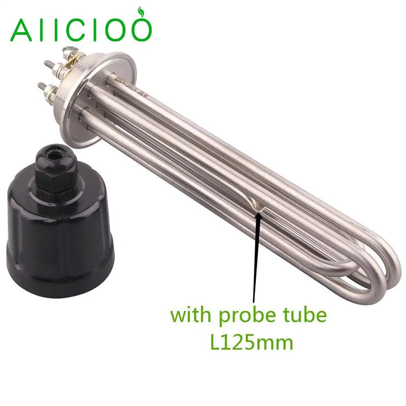 Tri clamp  Heating Element 2 Inches  3KW 3750W 4.5KW 6KW 9KW Electric Immersion Tubular Heater AIICIOO