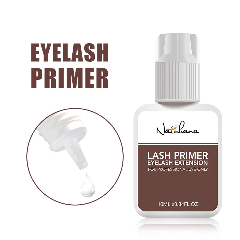 10ml Eyelash Extension Primer for Lash Application Extend Time Adhesive Bonding Strength False Eyelashes Fixing Agent Glue Tools