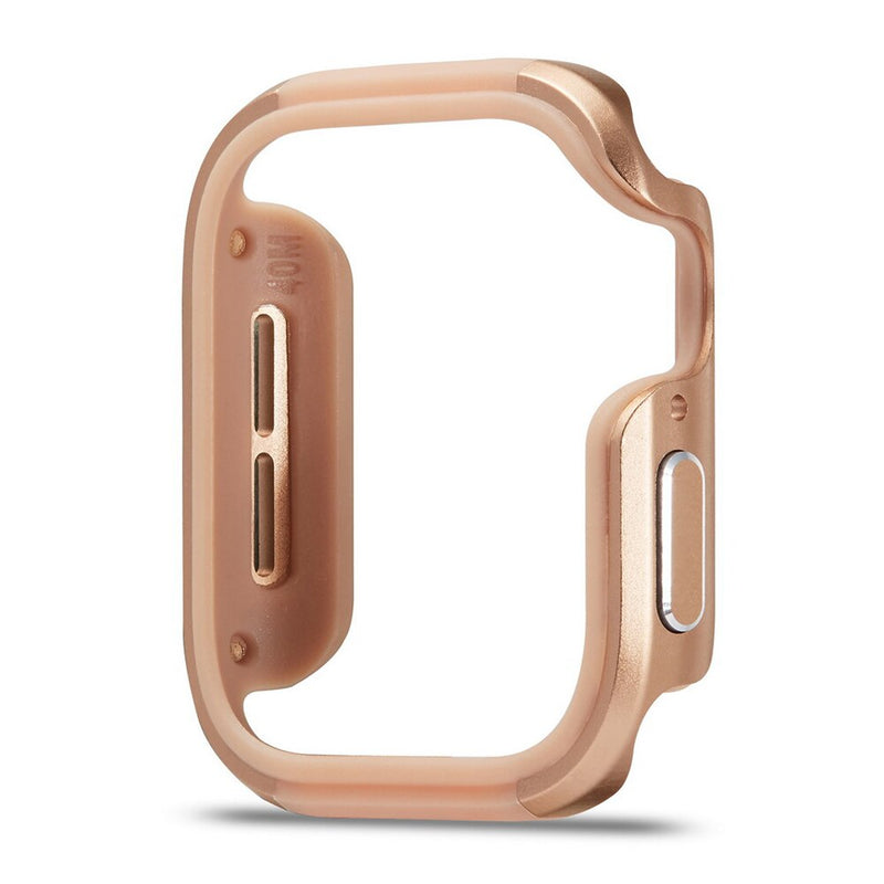 New Design Aluminum Alloy+TPU Case for Apple Watch Series 8 7 6 SE 5 4 Cover 41mm 45mm 44mm 40mm Bumper Shell for iWatch Frame