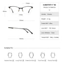 MERRYS DESIGN Women Cat Eye Glasses Half Frame Ladies Fashion Trending Eyewear Myopia Prescription Optical Glasses S2006