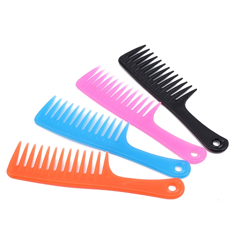 4 Colors Grove Hairdressing Comb Heat Resistant Woman Wet Detangle Curly Hair Brushes Pro Salon Styling Tools Hair Brush Comb