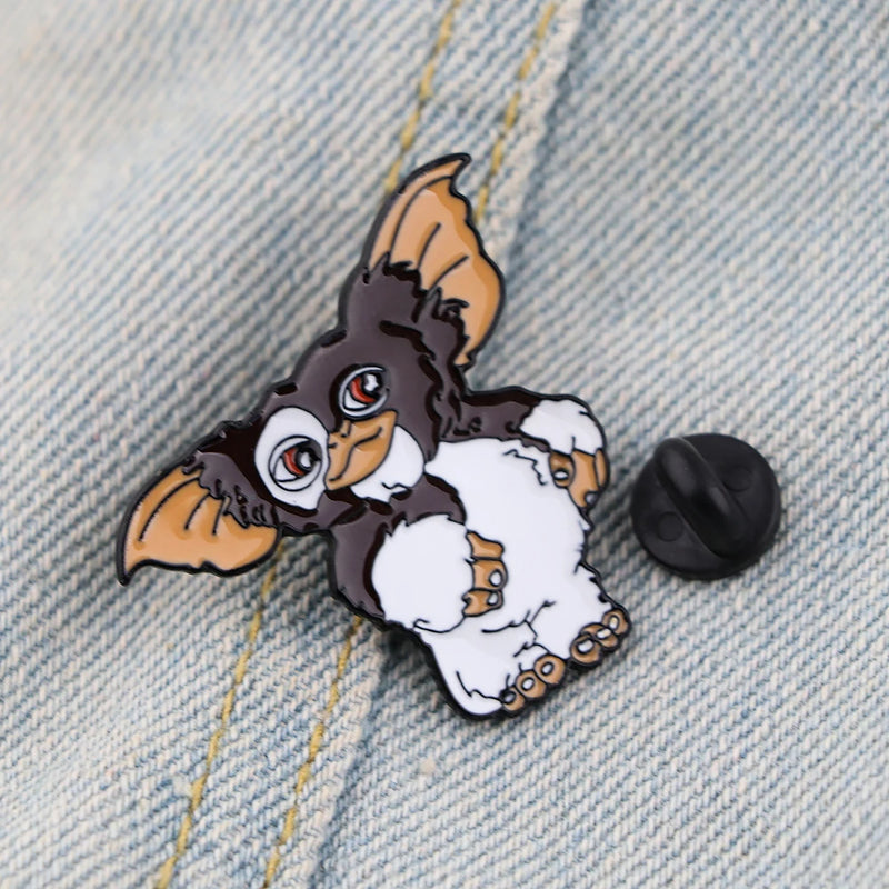 LT1358 80's Anime Halloween Monster Badges Cute Enamel Pin Brooch Clothes Lapel Pins Briefcase Backpack Accessories Jewelry