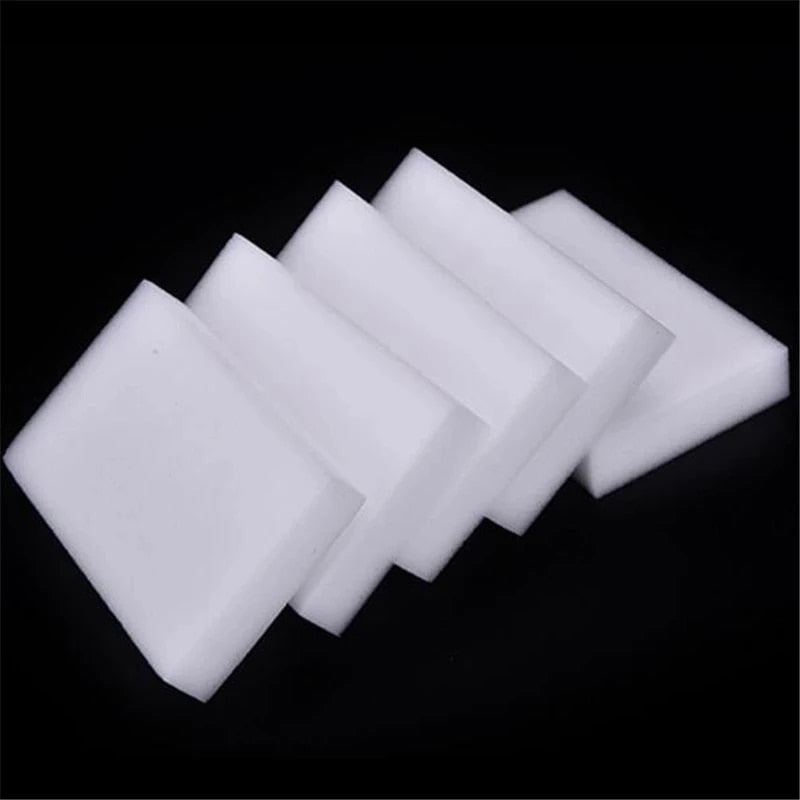 100pcs 100 x 60 x 10mm Melamine Sponge Magic Sponge High Density Eraser Home Cleaner Cleaning Sponges for dish Kitchen