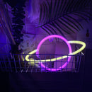 Neon Sign Alien Face Shaped Wall Hanging Lights for Home Children&