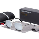 BARCUR Original Square Sunglasses For Men Polarized Women Hexagon Sun Glasses Oculos De Sol Gafas Lunette De soleil femme