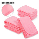 3 Stück Verstellbares Stirnband mit 1 Maskenpinsel Yoga Spa Bad Dusche Make-up Gesichtsreinigung Kosmetik-Stirnband Make-up Zubehör