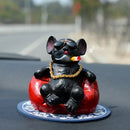 Car Bulldog Ornament Domineering Sofa Dog Console Dashboard Creativity Animal Action Figure Auto Interior Accessories Decoration