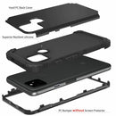 Heavy Duty Armor Rugged case Dust-Proof Shockproof Drop-Proof Scratch-Resistant Tough cover For Google Pixel 4A 5G/Pixel 5