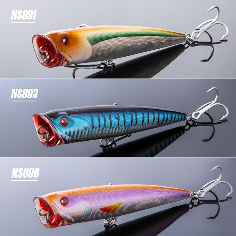 NOEBY Topwater Popper Fishing Lures 140mm 40g Saltwater Artificial Hard Baits for Sea Fishing Lure