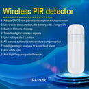 Drahtloser 433MHz EV1527 Mini-PIR-Bewegungssensor Alarmdetektor Infrarot-Sensor PIR-Sensor Bewegungsmelder für Haus-Einbruchmeldeanlage